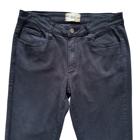 BKE Buckle Pants Women's Sz 28 Blue Navy Casual Straight leg Ankle Office Causal - Picture 2 of 12